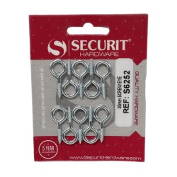 Securit Screw Eyes Zinc Plated