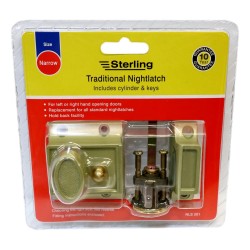 Sterling Narrow Night Latch Set