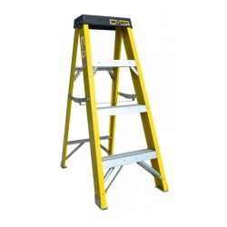 Drabest Fibreglass Swingback Step Ladder 150kg EN131 Pro