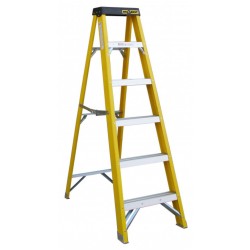 Drabest Fibreglass Swingback Step Ladder 150kg EN131 Pro