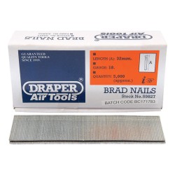 Draper Brad Nails 35mm 5000 Pack