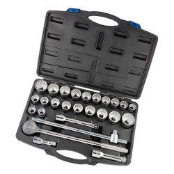 Draper Socket Set 3/4" Sq. Drive MM/AF 26pc