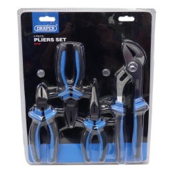 Draper Pliers Set Soft Grip 4 Piece