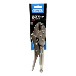 Draper Self Grip Pliers Curved Jaw 220mm