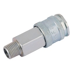 Draper Air Coupling Euro Body 1/4"BSP Male Thread