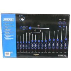 Draper Screwdriver Set Soft Grip 19pc