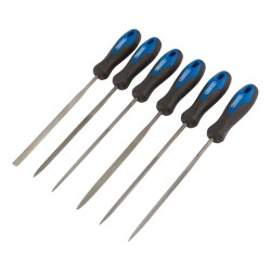 Draper Needle File Set Soft Grip 6 Piece