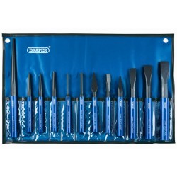 Draper Chisel & Punch Set 12 Piece