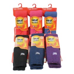 Heat Holders Kids Socks 2-5.5 Various Colour