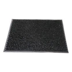 JVL Rubber Scraper Doormat Rectangular 40cm x 60cm