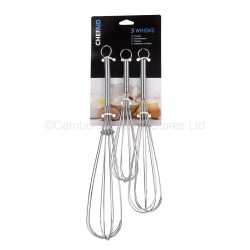 Chefaid Balloon Whisks Set Of 3