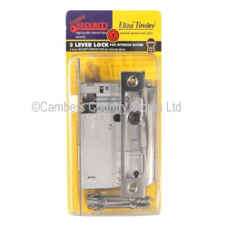 Eliza Tinsley Sash Lock 3 Lever 76mm Satin Nickel