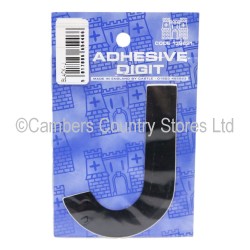 Self Adhesive Digit / Letter Black