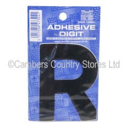 Self Adhesive Digit / Letter Black