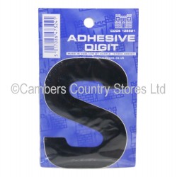 Self Adhesive Digit / Letter Black