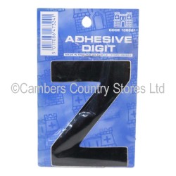 Self Adhesive Digit / Letter Black