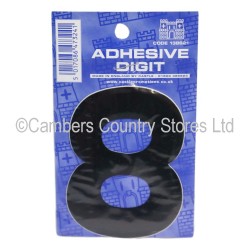 Self Adhesive Digit / Letter Black