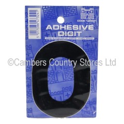 Self Adhesive Digit / Letter Black