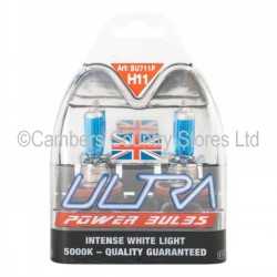 Ultra Power Xenon Auto Bulbs H11 x 2 Pack