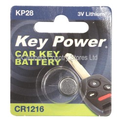 Key Power Car Key Battery KP28 / CR1216