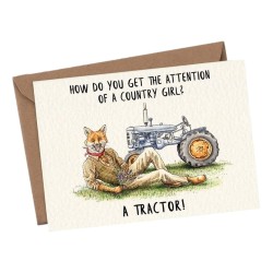 Bewilderbeest Greeting Card Country Girl