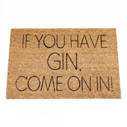 Artsy Coir Door Mat Have Gin 60 x 40cm