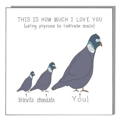 Not At All Jack Greeting Card Pigeon Love