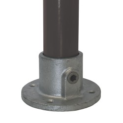 Tubeclamp Galvanised Steel Fitting Wall Flange
