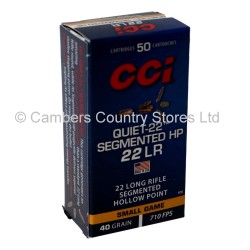 CCI .22 LR Quiet Segmented HP 40 Grain 50 Pack