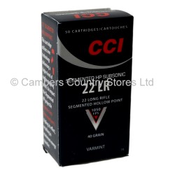 CCI .22 LR Segmented HP Subsonic 40 Grain 50 Pack