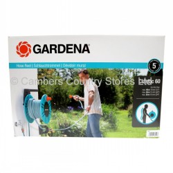 Gardena Classic Wall Fixed Hose Reel 60m Capacity