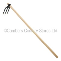 Greenman Canterbury Hoe 3 Prong Ash Handle