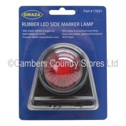 LED Rubber Side Marker Lamp 10-30v