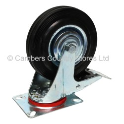 Castor Wheel Swivel & Brake 125mm