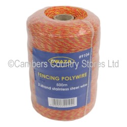 Fencing Polywire 3 Strand 500m