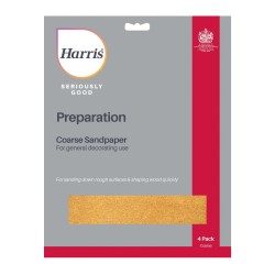 Harris Seriously Good Sandpaper Sheets 4 Pack