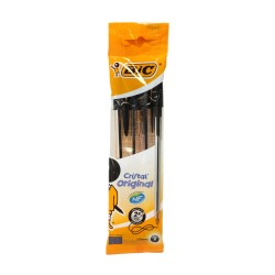 Bic Cristal Ball Pens 4 Pack Black