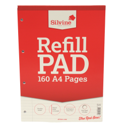 Silvine Refill Pad A4 160 Pages