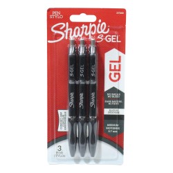 Sharpie Gel Pens 3 Pack Black