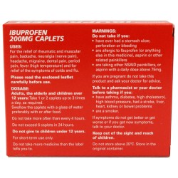 Galpharm Ibuprofen Caplets 200mg 16 Pack