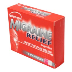 Galpharm Migraine Relief Capsules 16 Pack