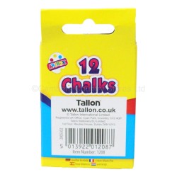 Artbox Chalk Sticks 12 Pack White