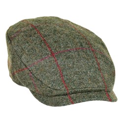 Heather Maxwell British Tweed Bond Flat Cap