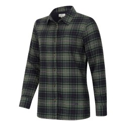 Hoggs Of Fife Ladies Tartan Cotton Shacket Shirt