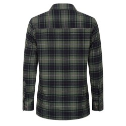 Hoggs Of Fife Ladies Tartan Cotton Shacket Shirt