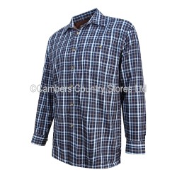 Hoggs Of Fife Bark Micro Fleece Lined Shirt