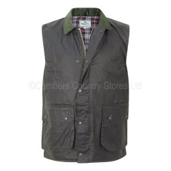 Hoggs Of Fife Padded Waxed Waistcoat