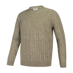 Hoggs Of Fife Jedburgh Crew Neck Cable Knit Pullover