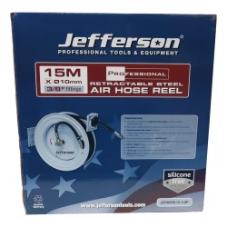 Jefferson Retractable Air Hose Reel 15m x 10mm