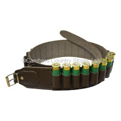 Bisley Cartridge Belt Brown Leather Closed Pocket